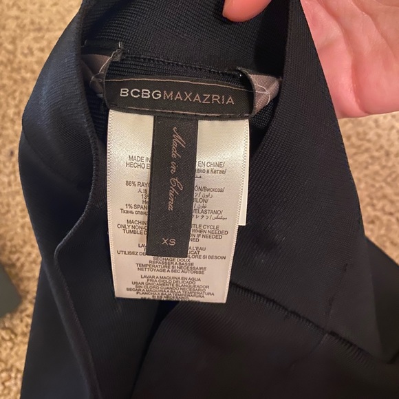 NWOT BCBGMAXAZRIA Color Block Pencil Skirt - Picture 3 of 7